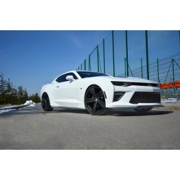 Накладки сплиттеры на пороги на Chevrolet Camaro VI 2SS